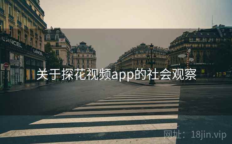 关于探花视频app的社会观察  第2张