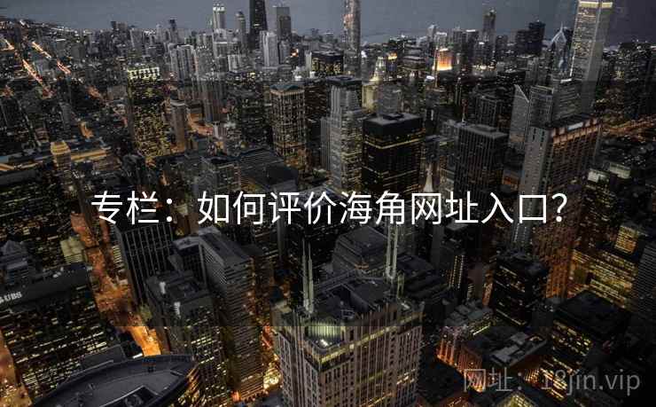 专栏：如何评价海角网址入口？