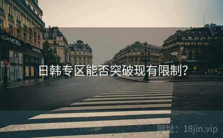 日韩专区能否突破现有限制？