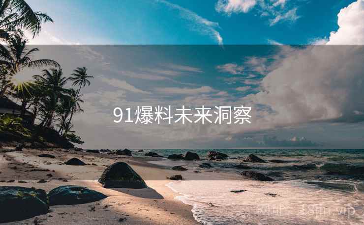 91爆料未来洞察