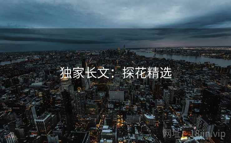 独家长文：探花精选