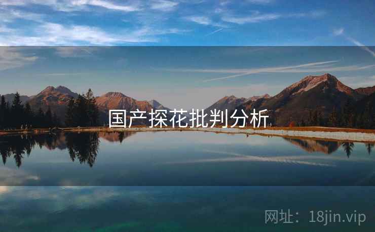 国产探花批判分析