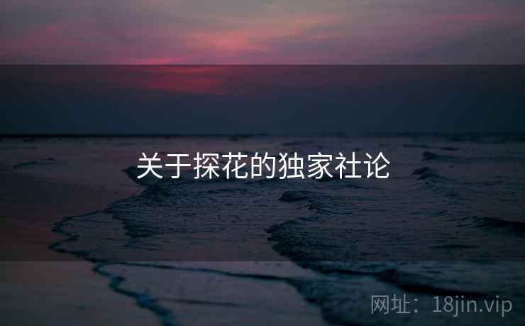 关于探花的独家社论