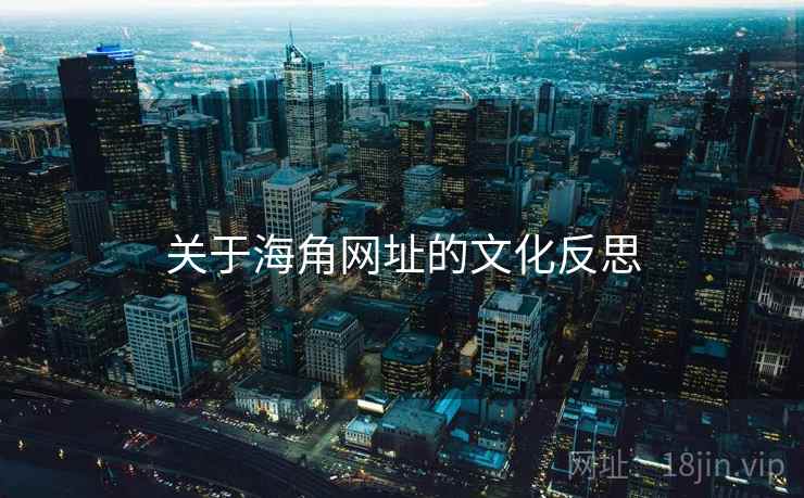 关于海角网址的文化反思